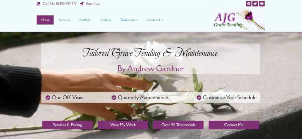 AJG Grave Tending Website