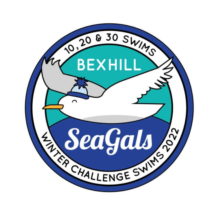 Digital Illustration Digital Illustration Of A Seagul For Bexhill Seagals Sea Swimming Club.