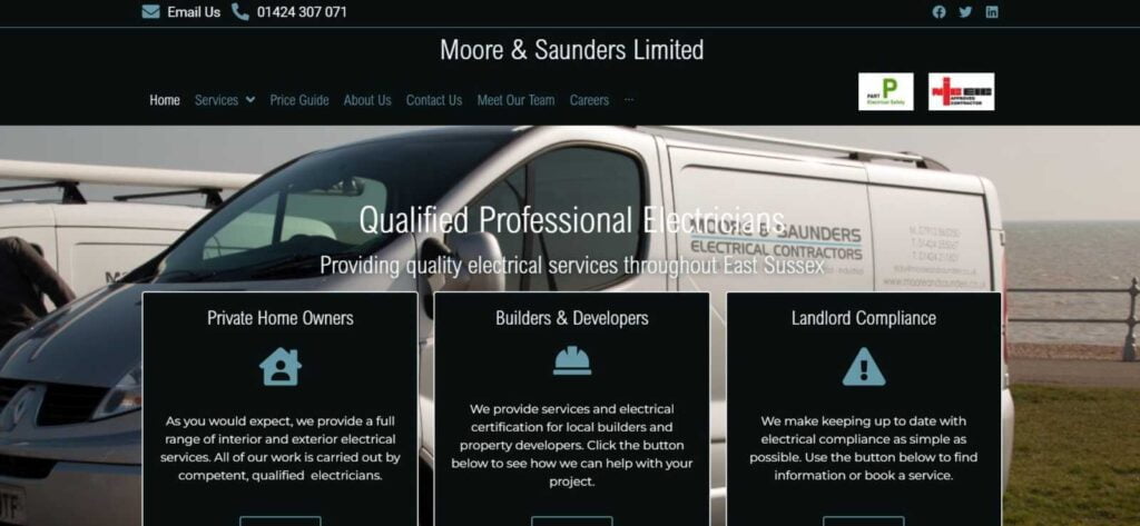 Moore & Saunders Website