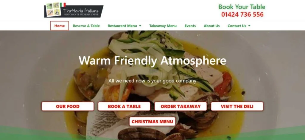 Trattoria Italiana Website