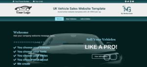 Vehicle Sales Website Template